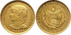 20 Peso 萨尔瓦多 金 