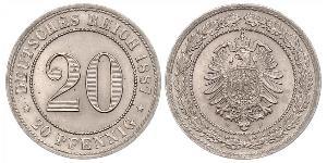 20 Pfennig Deutsches Kaiserreich (1871-1918)  