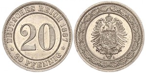 20 Pfennig Deutsches Kaiserreich (1871-1918)  
