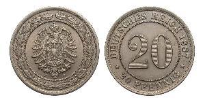 20 Pfennig Empire allemand (1871-1918)  
