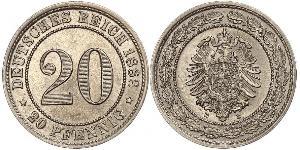 20 Pfennig Empire allemand (1871-1918)  