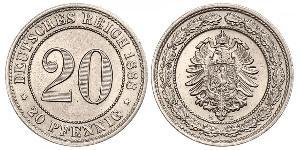 20 Pfennig Empire allemand (1871-1918)  