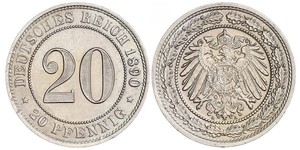 20 Pfennig Empire allemand (1871-1918)  