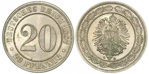 20 Pfennig Impero tedesco (1871-1918)  