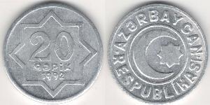 20 Qəpik Azèrbayidjan (1991 - ) Laiton 