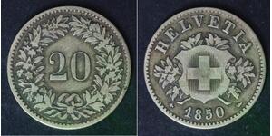 20 Rappen Svizzera  