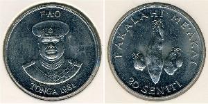 20 Seniti Тонга Нікель/Мідь 