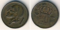 20 Sent Belgique Bronze 