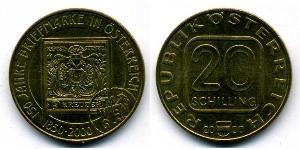 20 Shilling Republic of Austria (1955 - ) Alluminio/Rame/Nichel 