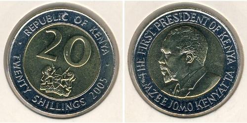 20 Shilling Kenya (1963 - ) Bilame 
