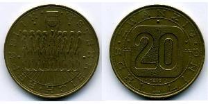 20 Shilling Republic of Austria (1955 - ) Cuivre/Aluminium/Nickel 
