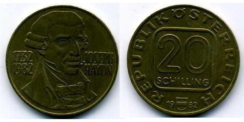 20 Shilling Republic of Austria (1955 - ) Cuivre/Aluminium/Nickel 
