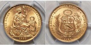 20 Sol Peru Gold 