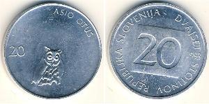 20 Stotinka Slovenia (1991 - ) Aluminium 