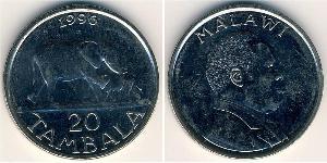 20 Tambala Malawi (1964 - ) Acier/Nickel 