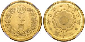 20 Yen Giappone Oro 