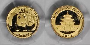 20 Yuan República Popular China Oro 
