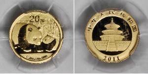 20 Yuan 中华人民共和国 金 
