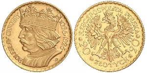 20 Zloty Second Polish Republic (1918 - 1939) Gold 