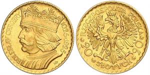 20 Zloty Zweite Polnische Republik (1918 - 1939) Gold 