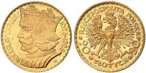 20 Zloty Zweite Polnische Republik (1918 - 1939) Gold 