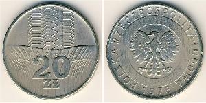 20 Zloty Volksrepublik Polen (1952-1990) Kupfer/Nickel 