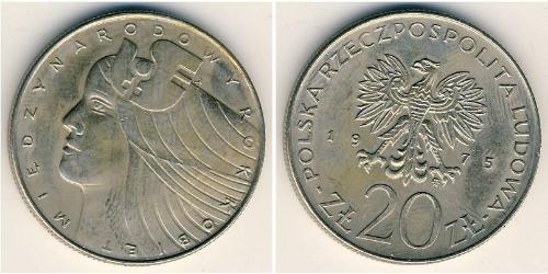20 Zloty Volksrepublik Polen (1952-1990) Kupfer/Nickel 