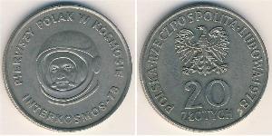 20 Zloty Repubblica Popolare di Polonia (1952-1990) Rame/Nichel 