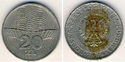 20 Zloty Volksrepublik Polen (1952-1990)  