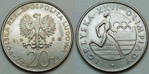20 Zloty Volksrepublik Polen (1952-1990)  