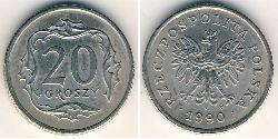 20 Грош Польська Народна Республіка (1952-1990) Нікель/Мідь 