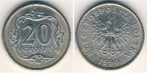 20 Грош Польська Народна Республіка (1952-1990) Нікель/Мідь 