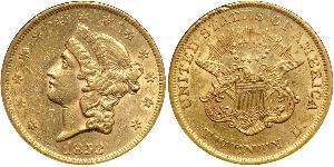 20 Долар США (1776 - ) Золото 