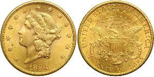 20 Долар США (1776 - ) Золото 