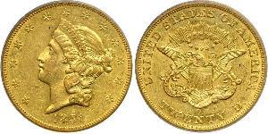 20 Долар США (1776 - ) Золото 