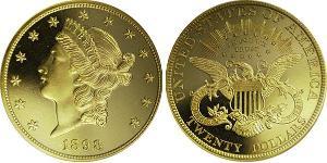 20 Долар США (1776 - ) Золото 