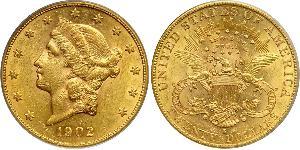 20 Долар США (1776 - ) Золото 