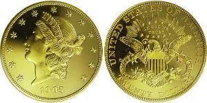 20 Долар США (1776 - ) Золото 