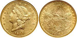 20 Долар США (1776 - ) Золото 