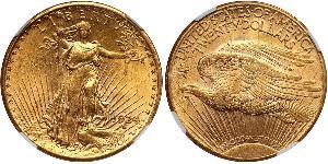 20 Долар США (1776 - ) Золото 