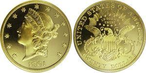 20 Долар США (1776 - ) Золото 