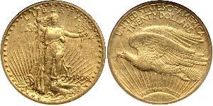 20 Долар США (1776 - ) Золото 