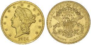 20 Долар США (1776 - ) Золото 
