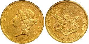 20 Долар США (1776 - ) Золото 