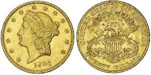 20 Долар США (1776 - ) Золото 