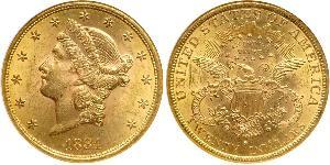 20 Долар США (1776 - ) Золото 