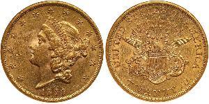 20 Долар США (1776 - ) Золото 