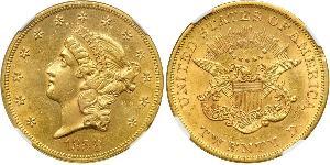 20 Долар США (1776 - ) Золото 