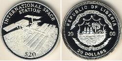 20 Долар Ліберія (1847 - ) Срібло 
