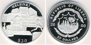 20 Долар Ліберія (1847 - ) Срібло 